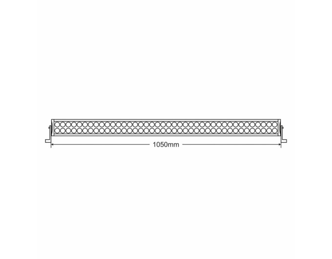 Фара светодиодная Brevia Cree Combo 240W (80x3W), 22400Lm, 1065x82x90мм, 1шт, цена: 4 542 грн.