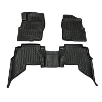 Nissan Pathfinder III (R51) (2010-2015) комплект 3D ковриков с 3 штук (Stingray)