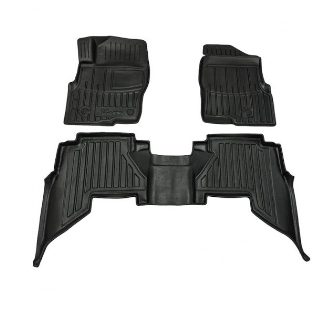 Nissan Pathfinder III (R51) (2010-2015) комплект 3D ковриков с 3 штук (Stingray), цена: 1 700 грн.