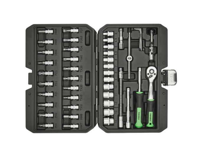 Профессиональный набор инструментов в кейсе Winso Pro 1/4" 72 T, CR-V, 46ед., цена: 1 052 грн.