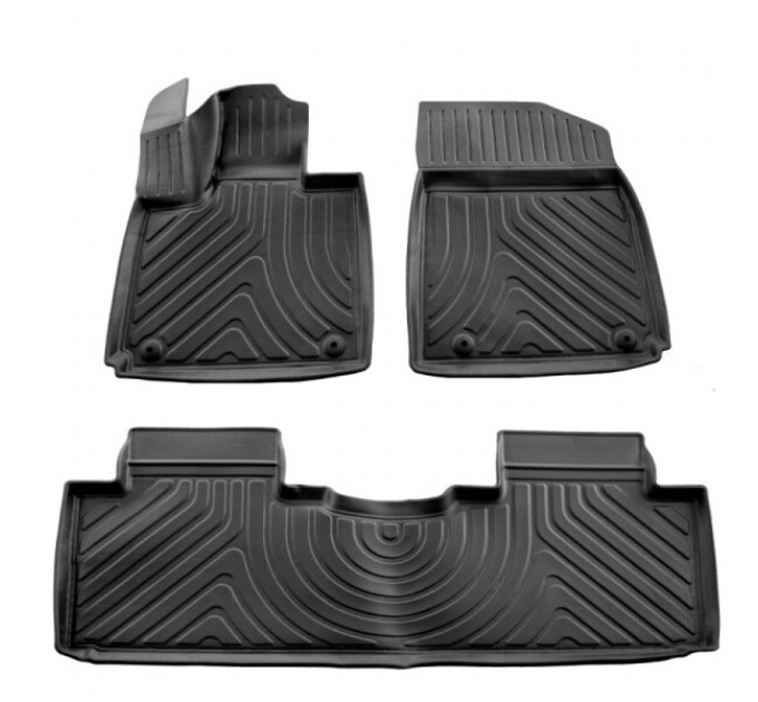 Xpeng G9 (2023-...) комплект 3D ковриков с 3 штук (Stingray), цена: 1 870 грн.