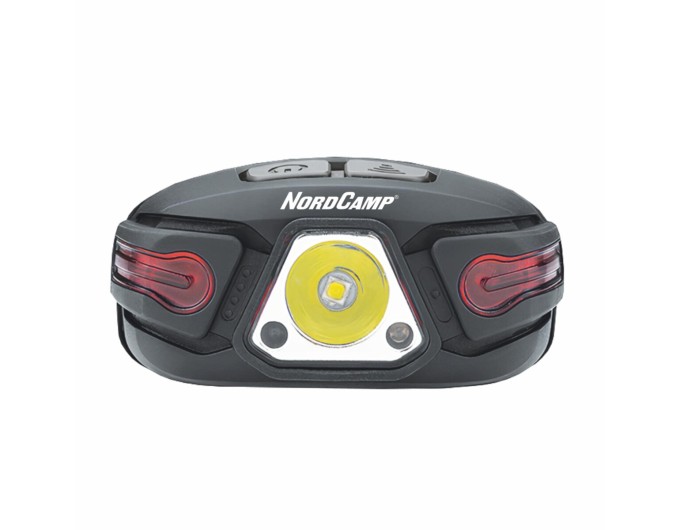 Ліхтар налобний Nord Camp 250Lm, 5W LED, 850mAh, з сенсором білий/червоний, ціна: 488 грн.