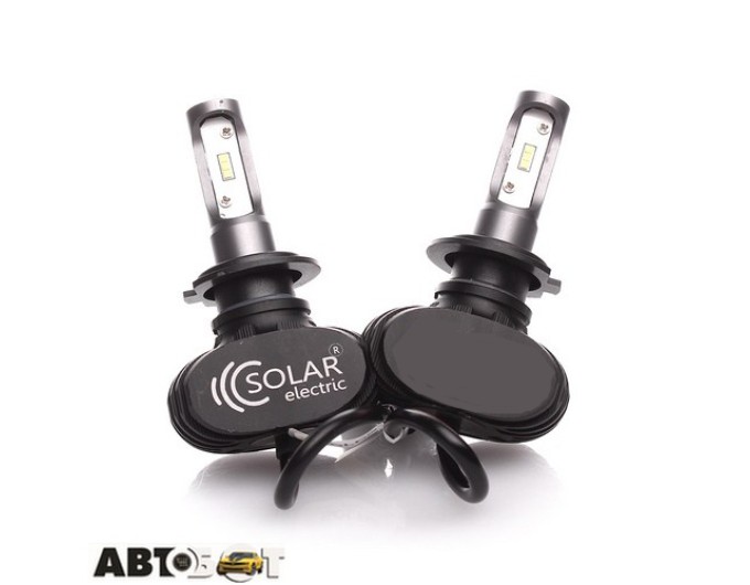LED лампа SOLAR H7 6000K 4000Lm CSP 12/24V 8107 (2 шт.), ціна: 879 грн.