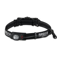 Фонарь налобный Brevia 500Lm, 2600mAh micro-USB, IP64, задний свет