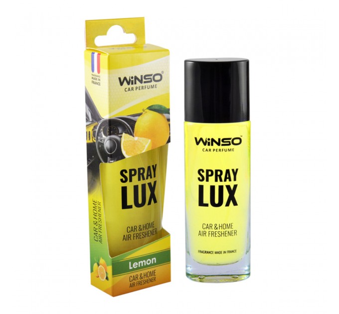 Ароматизатор Winso Spray Lux Lemon, 55мл в виде спрея, цена: 150 грн.