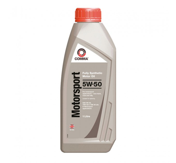 Моторное масло Comma Motorsport 5W-50 1л, цена: 656 грн.