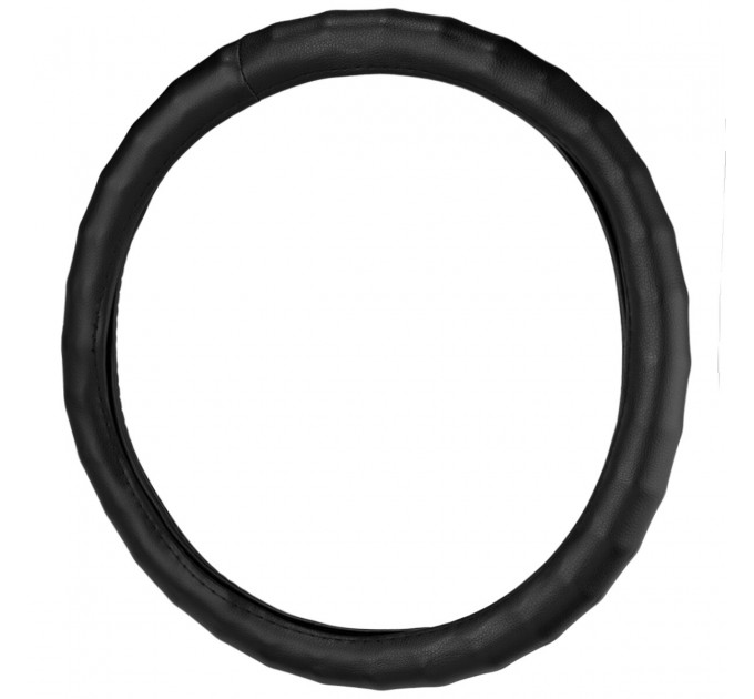 Чохол на кермо Carlife 37-39см, екошкіра, чорний, один шов SW142M, ціна: 252 грн.