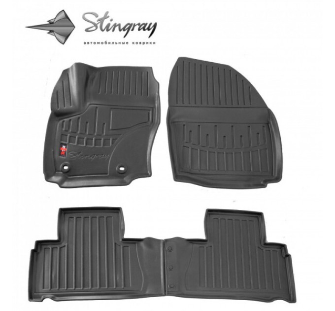 Ford Galaxy (WA6) (2006-2015) (OWAL clips) комплект 3D килимків з 4 штук (Stingray), ціна: 1 287 грн.