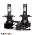 LED лампа SOLAR H4 6000K 8000Lm 12/24V 8304 (2 шт.), ціна: 1 652 грн.