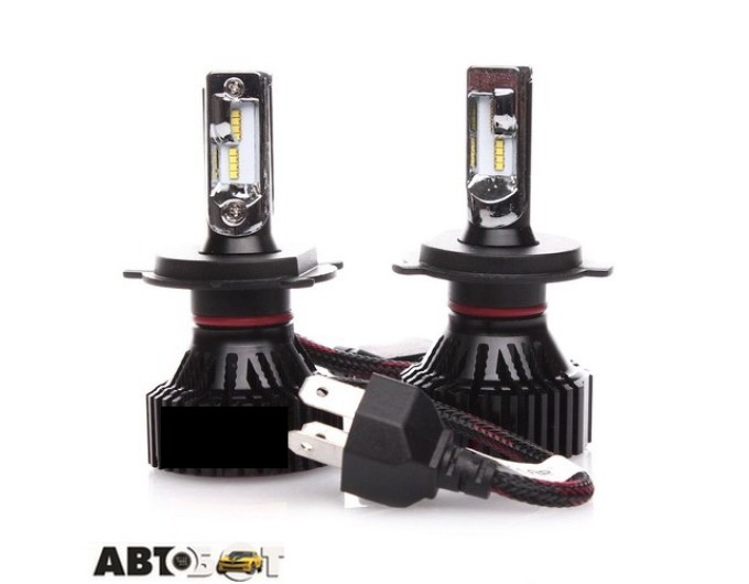 LED лампа SOLAR H4 6000K 8000Lm 12/24V 8304 (2 шт.), ціна: 1 652 грн.