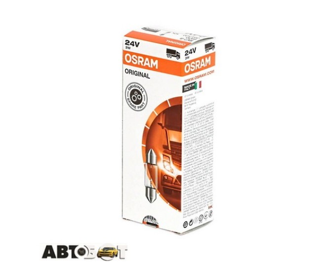 Лампа розжарювання Osram SV7-8 24V 3W 6430 (1шт.), ціна: 58 грн.