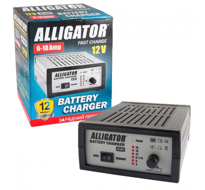 Зарядное устройство АКБ Alligator 12V, 18А, цена: 1 464 грн.
