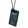 Повербанк (Power Bank) Brevia ePower 10000mAh 22,5W SuperSlim LCD чорний металік + кабель, ціна: 999 грн.