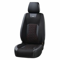Комплект, 3D чехлы для передних сидений BELTEX Montana, black-red 2шт