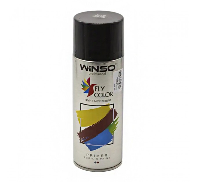 Грунтовка акриловая Winso аэрозоль черный 450мл, цена: 96 грн.