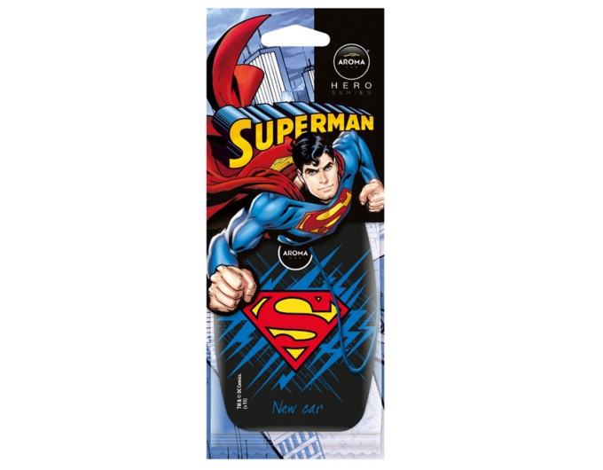 Ароматизатор Aroma Car Superman New Car сухой, цена: 34 грн.