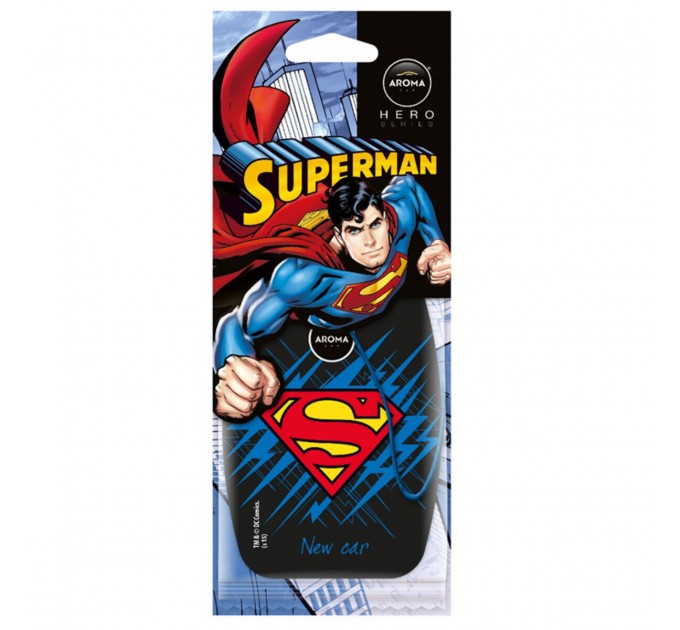 Ароматизатор Aroma Car Superman New Car сухой, цена: 34 грн.