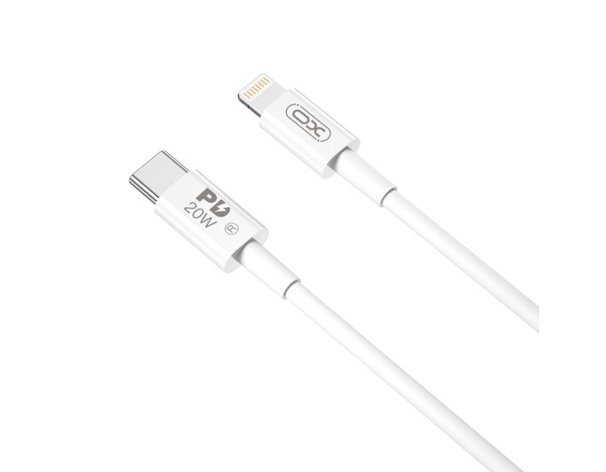 Кабель XO Type-C to Lightning 20W 1м білий, ціна: 119 грн.