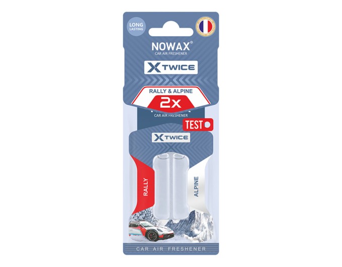 Ароматизатор з подвійною капсулою Nowax X Twice - Alpine & Rally, ціна: 73 грн.