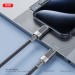 Кабель XO Brushed Silicone USB to Type-C 6A 1м черный, цена: 159 грн.