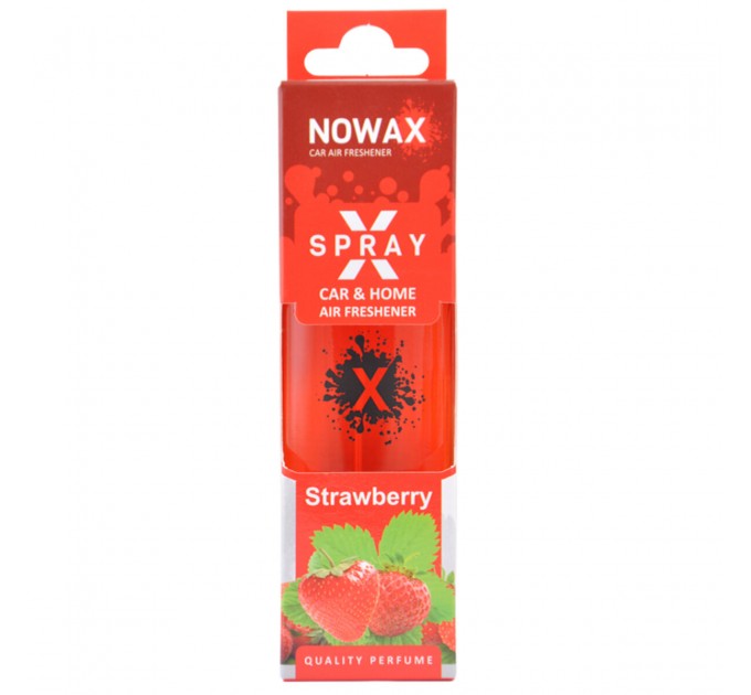 Ароматизатор Nowax X Spray Strawberry в коробці, ціна: 140 грн.