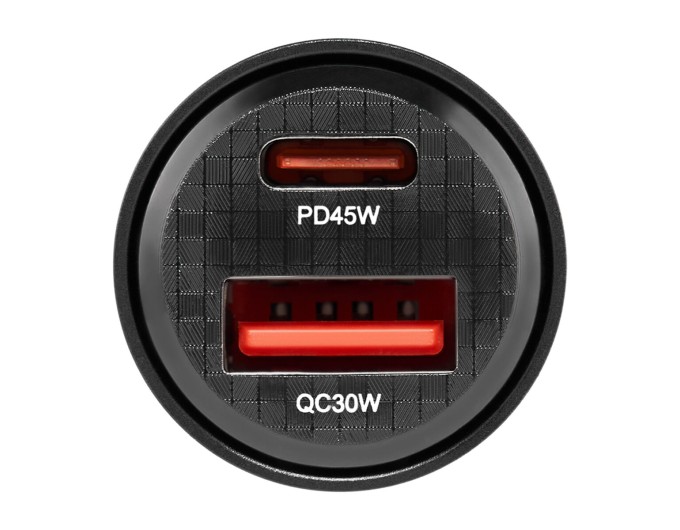 Автомобільний зарядний пристрій Winso Pro 75W 1xUSB-C+1xUSB-A, transparent, ціна: 325 грн.