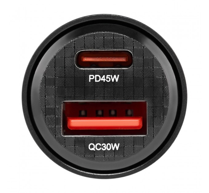 Автомобильное зарядное устройство для Winso Pro 75W 1xUSB-C+1xUSB-A, transparent, цена: 322 грн.