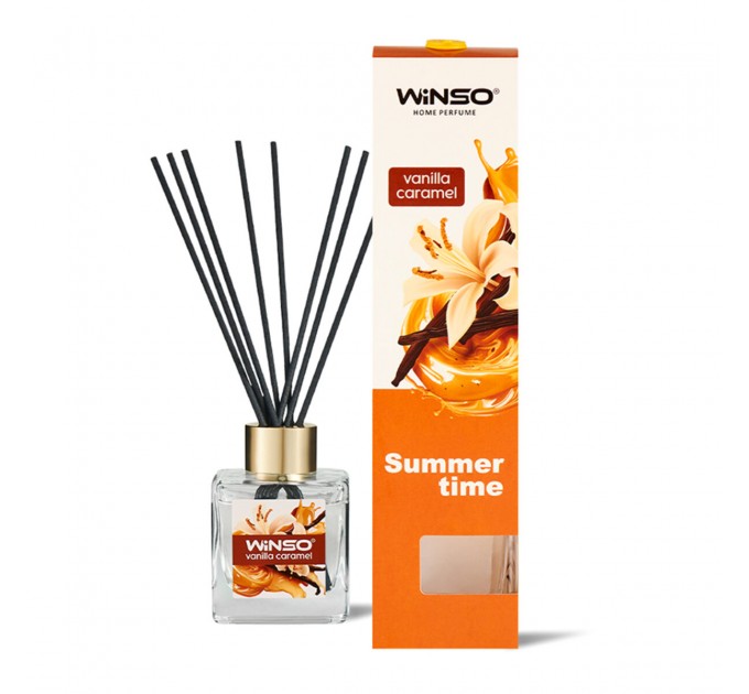 Аромадифузор з паличками Winso Summer Time - Vanilla Caramel 100мл, ціна: 217 грн.