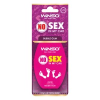 Освіжувач повітря Winso No Sex in My Car, целюлозний ароматизатор Bubble Gum