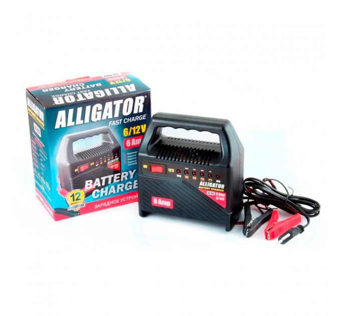 Зарядное устройство АКБ Alligator 6/12V, 6А, цена: 701 грн.