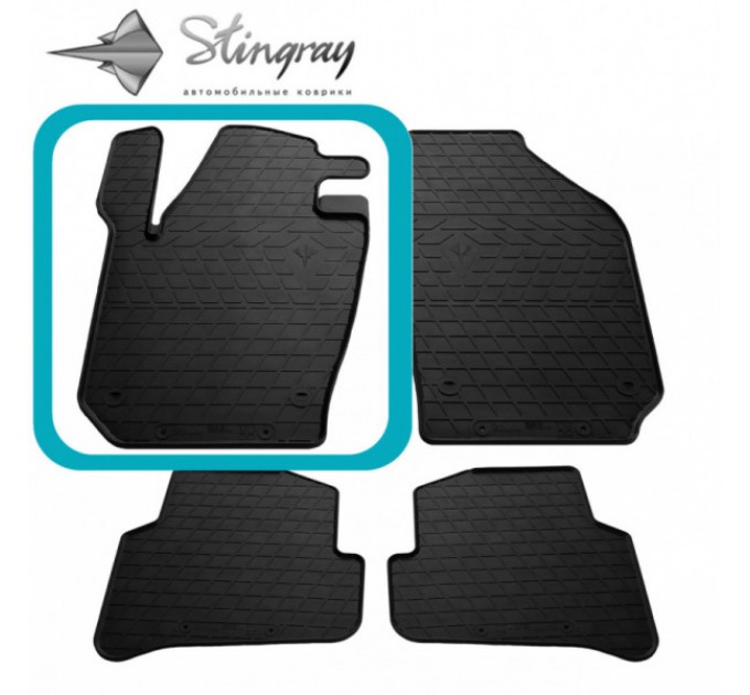 Skoda Fabia III (2014-...) килимок передній лівий (Stingray), ціна: 863 грн.
