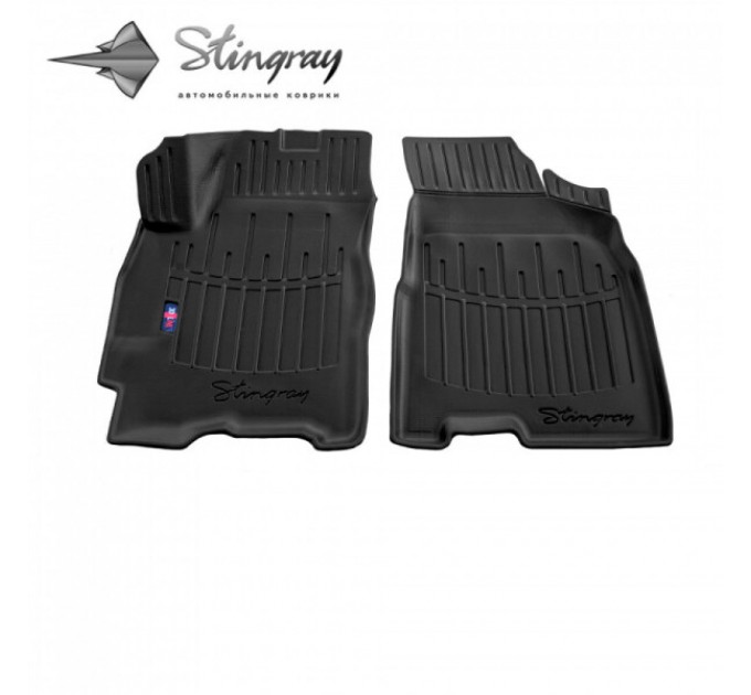 Chery Tiggo 2 (2016-...) комплект 3D ковриков с 2 штук (Stingray), цена: 786 грн.