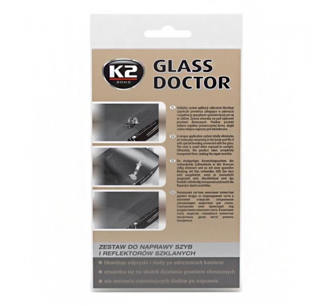 Клей для ветрового стекла и фар K2 Glass Doctor 0,8мл, цена: 592 грн.