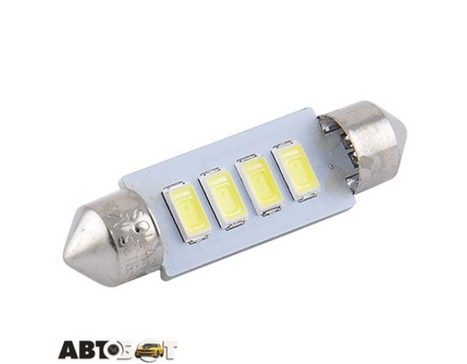 LED лампа SOLAR SV8.5 T11x39 12V 4SMD 5730 white SL1353 (2 шт.), ціна: 54 грн.