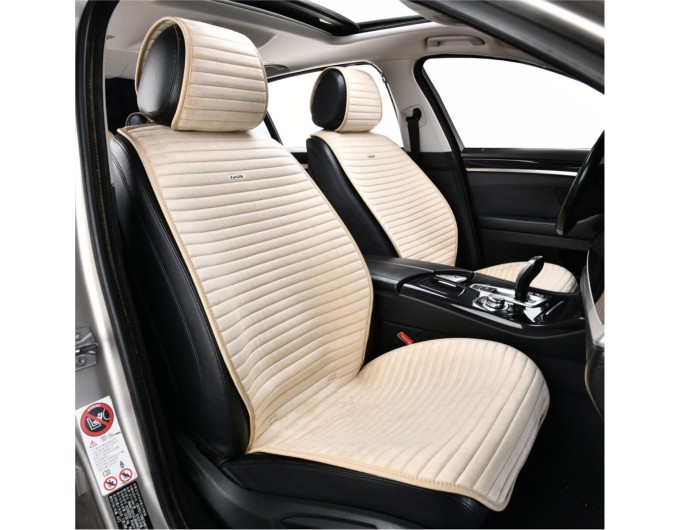 Преміум накидки для передніх сидінь CarLife Sport, biege 2шт, ціна: 2 247 грн.