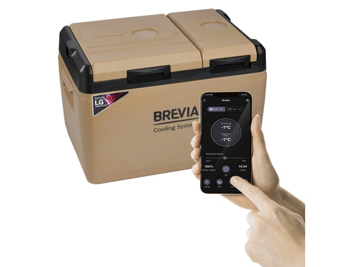 Холодильник автомобильный Brevia 31л (компрессор LG) двухкамерный 23335, цена: 15 299 грн.