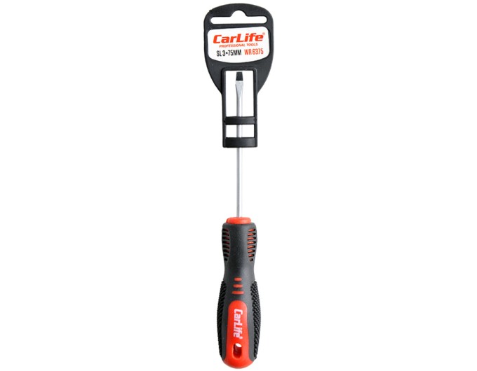 Викрутка Carlife шліцева SL3x75mm, Cr-V 6150, ціна: 27 грн.