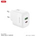 Сетевое зарядное устройство XO L137 PD20W/QC18W 1USB-A+1USB-C + Lightning кабель белый, цена: 269 грн.