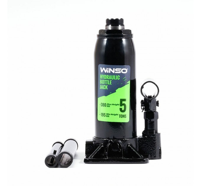 Домкрат гидравлический бутылочный Winso 5т 195-380мм, цена: 815 грн.