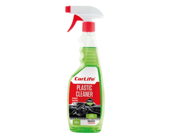 Очисник пластику та вінілу CarLife Plastic Cleaner, 500мл, ціна: 87 грн.