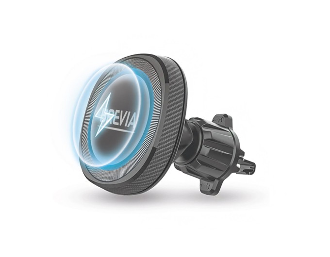 Тримач телефону автомобільний Brevia AirVent Ultra MagCharge 15W з безпровідною зарядкою, на дефлектор, ціна: 1 099 грн.