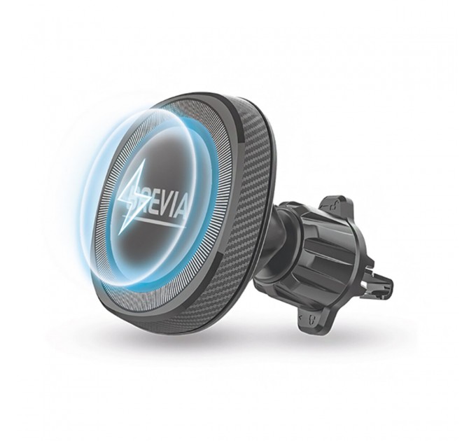Держатель телефона автомобильный Brevia AirVent Ultra MagCharge 15W с беспроводной зарядкой, на дефлектор, цена: 899 грн.