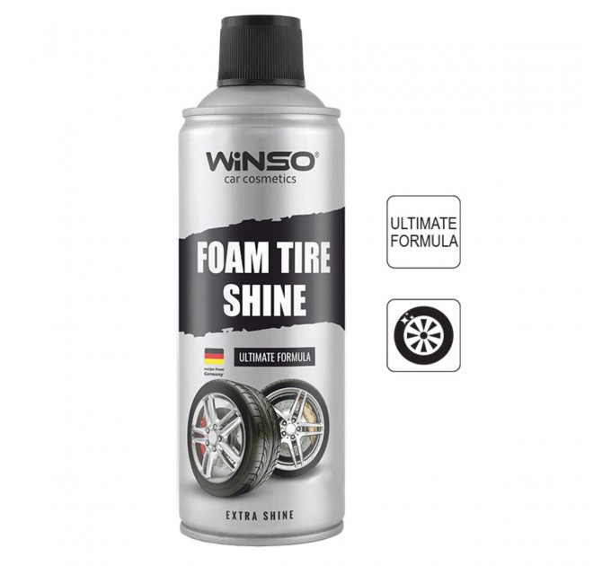 Чорніння для шин Winso Foam Tire Shine, 750мл, ціна: 205 грн.