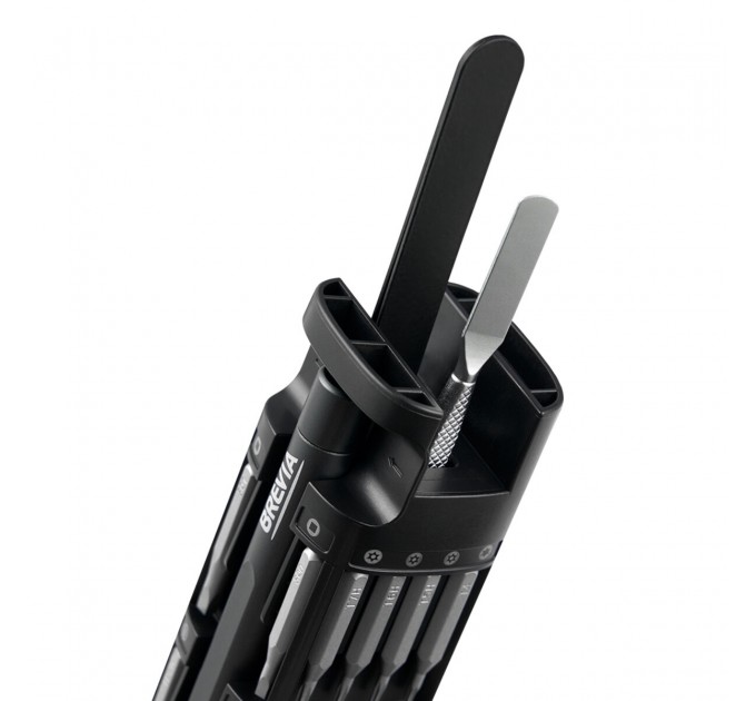 Викрутка Brevia з комплектом насадок для точних робіт алюмінієва 10х127мм, 46в1, ціна: 742 грн.