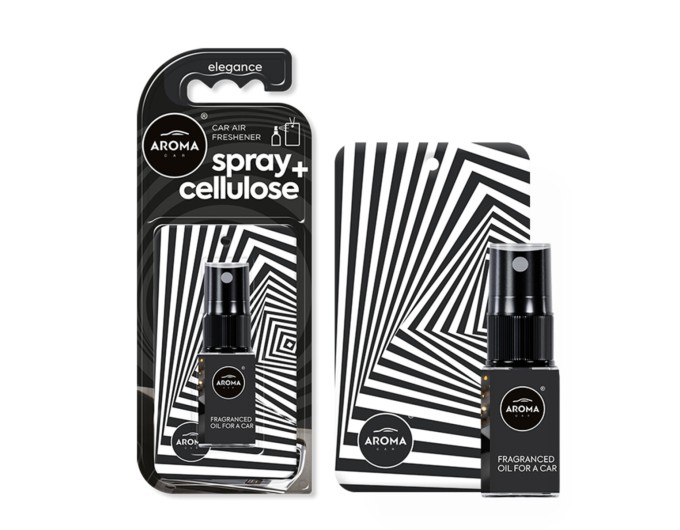 Ароматизатор Aroma Car Spray 20мл & Cellulose - Elegance для салону авто, ціна: 164 грн.