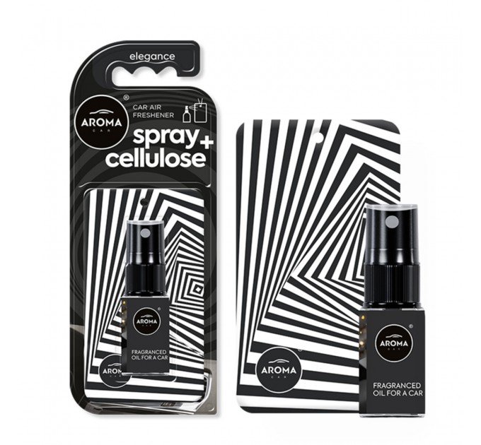 Ароматизатор Aroma Car Spray 20мл & Cellulose - Elegance для салона авто, цена: 164 грн.