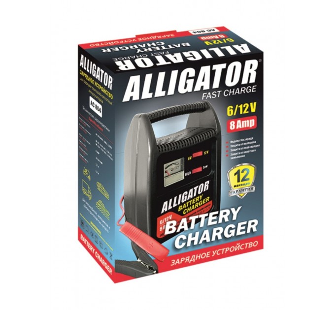 Зарядний пристрій АКБ Alligator 6/12V, 8А, ціна: 1 004 грн.