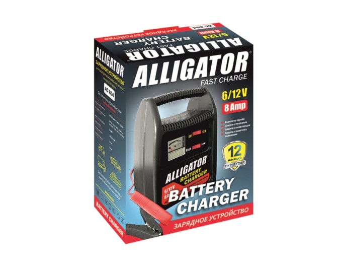 Зарядний пристрій АКБ Alligator 6/12В 120А·год 8А, ціна: 1 226 грн.