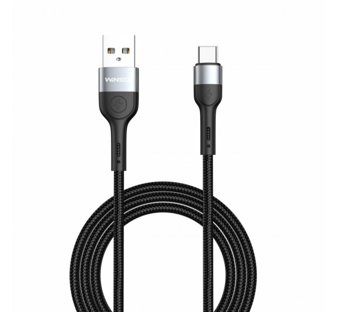 Кабель Winso Pro USB для Type-C TPE+плетение 1,2м черный, цена: 108 грн.