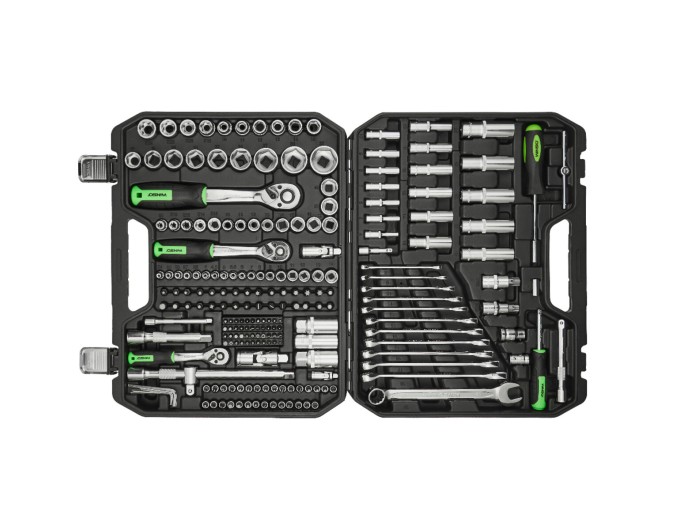 Профессиональный набор инструментов в кейсе Winso Pro 1/2", 1/4", 3/8" 72T, CR-V, 219ед., цена: 6 573 грн.
